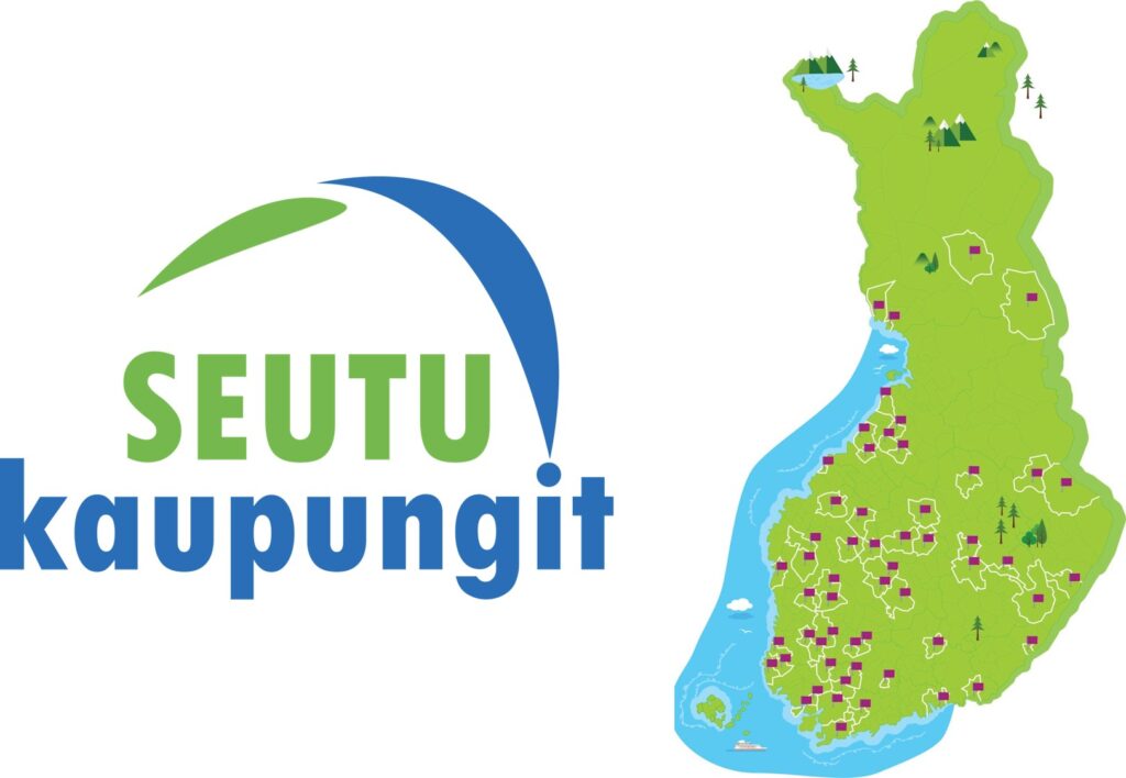 Seutukaupungit_logo_kartta