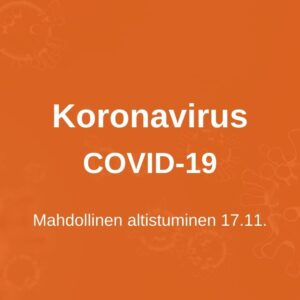 korona altistuminen 17.11.