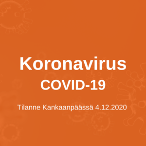 Koronatilanne Kankaanpäässä 4.12.2020