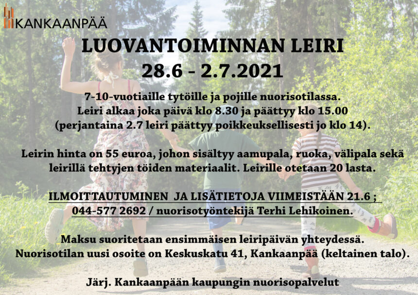 Kesälomavinkki: luovaa toimintaa lapsille