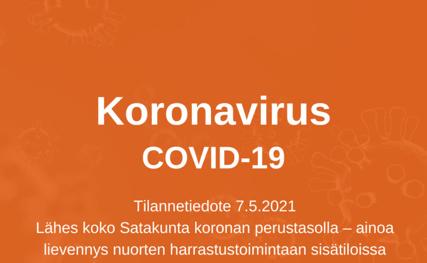 Lähes koko Satakunta koronan perustasolla – ainoa lievennys nuorten harrastustoimintaan sisätiloissa