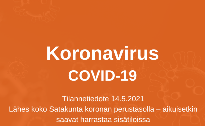 Lähes koko Satakunta koronan perustasolla – aikuisetkin saavat harrastaa sisätiloissa