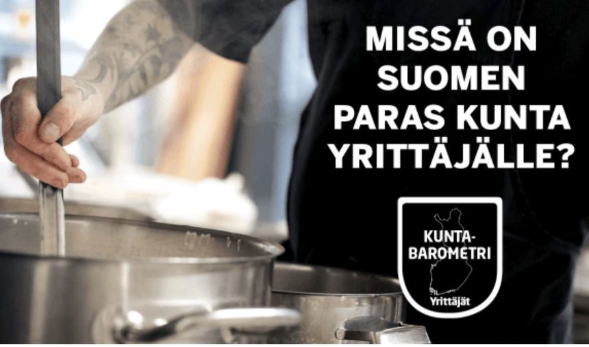 Suomen Yrittäjien Kuntabarometri 2022 -kysely avoinna 31.3. asti