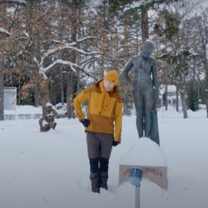 Katso videolta, kuinka Kankaanpäässä vietetään mukavaa talvipäivää