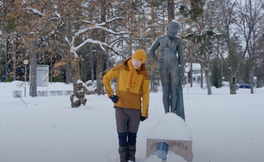 Katso videolta, kuinka Kankaanpäässä vietetään mukavaa talvipäivää