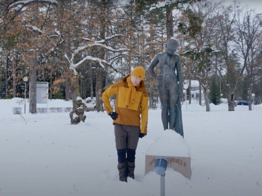 Katso videolta, kuinka Kankaanpäässä vietetään mukavaa talvipäivää