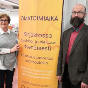 kirjaston omatoimikäyttö alkaa