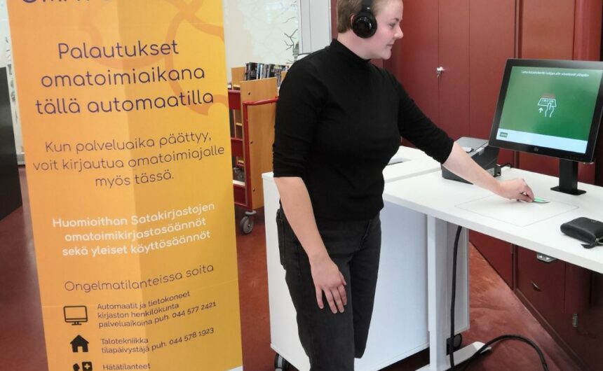 Kankaanpäässä kirjastojen omatoimikäyttö käynnistynyt hyvin