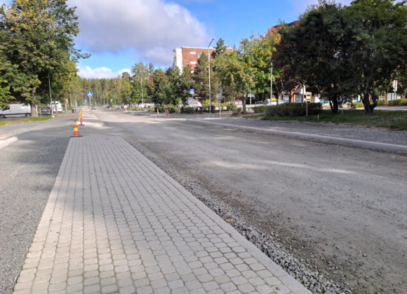 Paasikivenkatu suljetaan liikenteeltä asfaltoinnin takia 18.-20.9. ja 25.9.-28.9.
