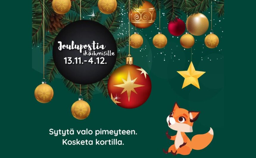 Kankaanpää jälleen mukana Joulupostia ikäihmisille -kampanjassa