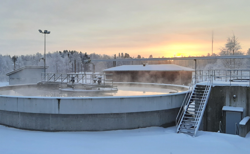 Jätevedenpuhdistamon saneeraus on käynnissä