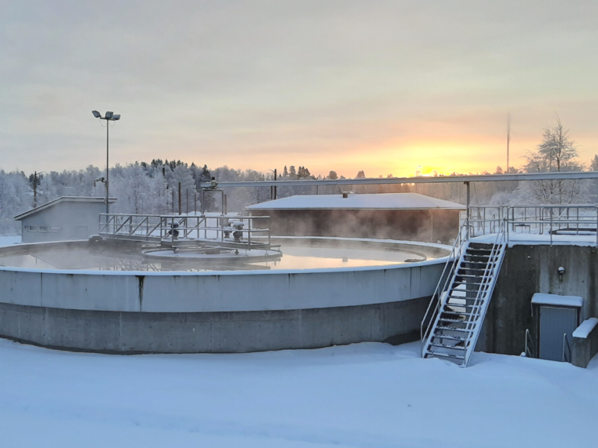 Jätevedenpuhdistamon saneeraus on käynnissä