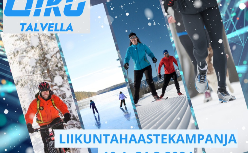 LiikU talvella -kampanja starttaa 10.1.2024