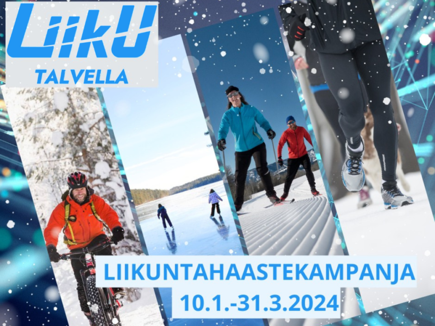 LiikU talvella -kampanja starttaa 10.1.2024