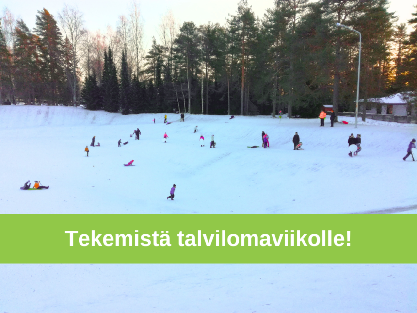 Talvilomaviikon ohjelmaa Kankaanpäässä vk 8