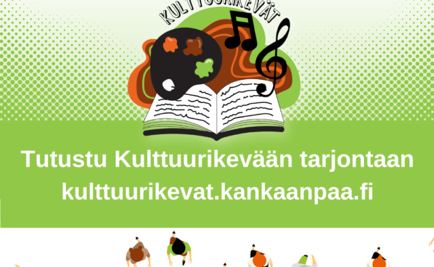 Kulttuurikevät tarjoaa kulttuurielämyksiä kaikenikäisille