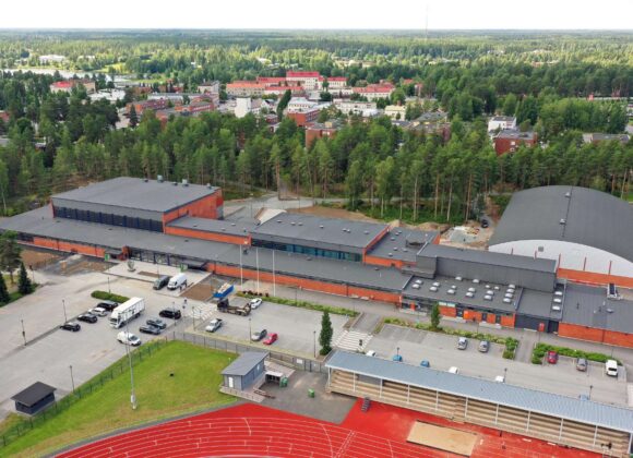 ilmakuva liikuntakeskuksesta