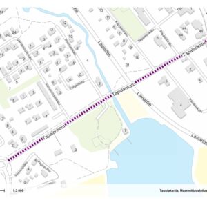 karttakuva Tapalankadusta