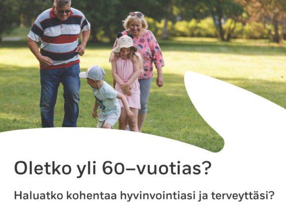 Oletko yli 60–vuotias ja haluatko kohentaa hyvinvointiasi ja terveyttäsi?