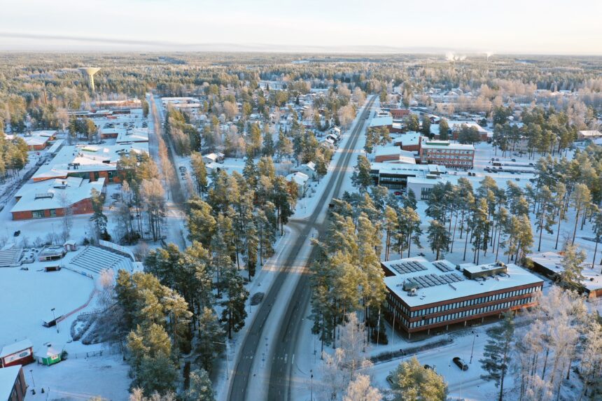 keskustaa_talvella_kuva_Martti_Tikka Kankaanpään kaupungin työhyvinvointi pysynyt vakaana – useissa kohdissa näkyy pientä myönteistä kehitystä