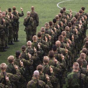 PORPR_vala-ja-vakuutustilaisuus_PURANEN16082024 Sotilasvala- ja sotilasvakuutustilaisuus Kankaanpään keskustassa 14. elokuuta