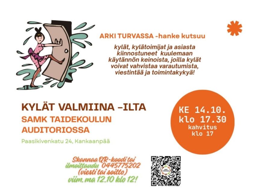 kylat-valmiina-ilta Kylät valmiina – yhdessä vahvistamaan kylien varautumista