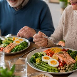 lautaset_kuvituskuva Voimaa hoivaan -hankkeessa ravitsemusohjausta yli 65-vuotiaille omaishoitajille