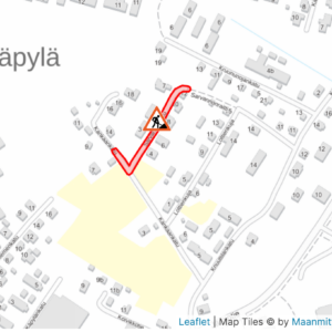 Sarvannonkatu Saneeraustöitä Sarvannonkadulla